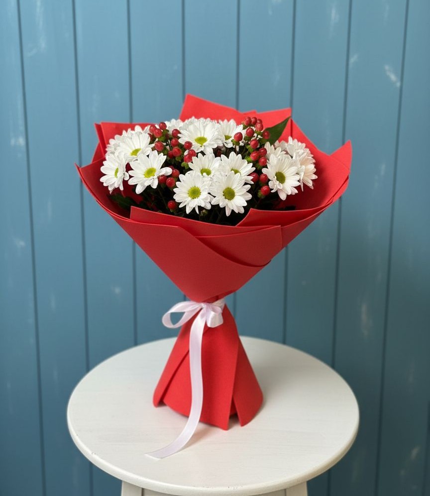 Букет цветов из: Хризантемы в Инарках