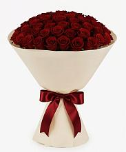 Букет 101 Бордовая роза Блэк Бакарра в Инарках