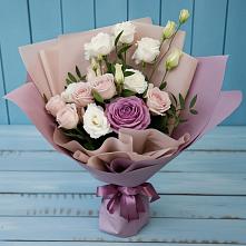 Букет цветов из:  Розы и Лизиантусы #REPLACE_PRED# Инарках