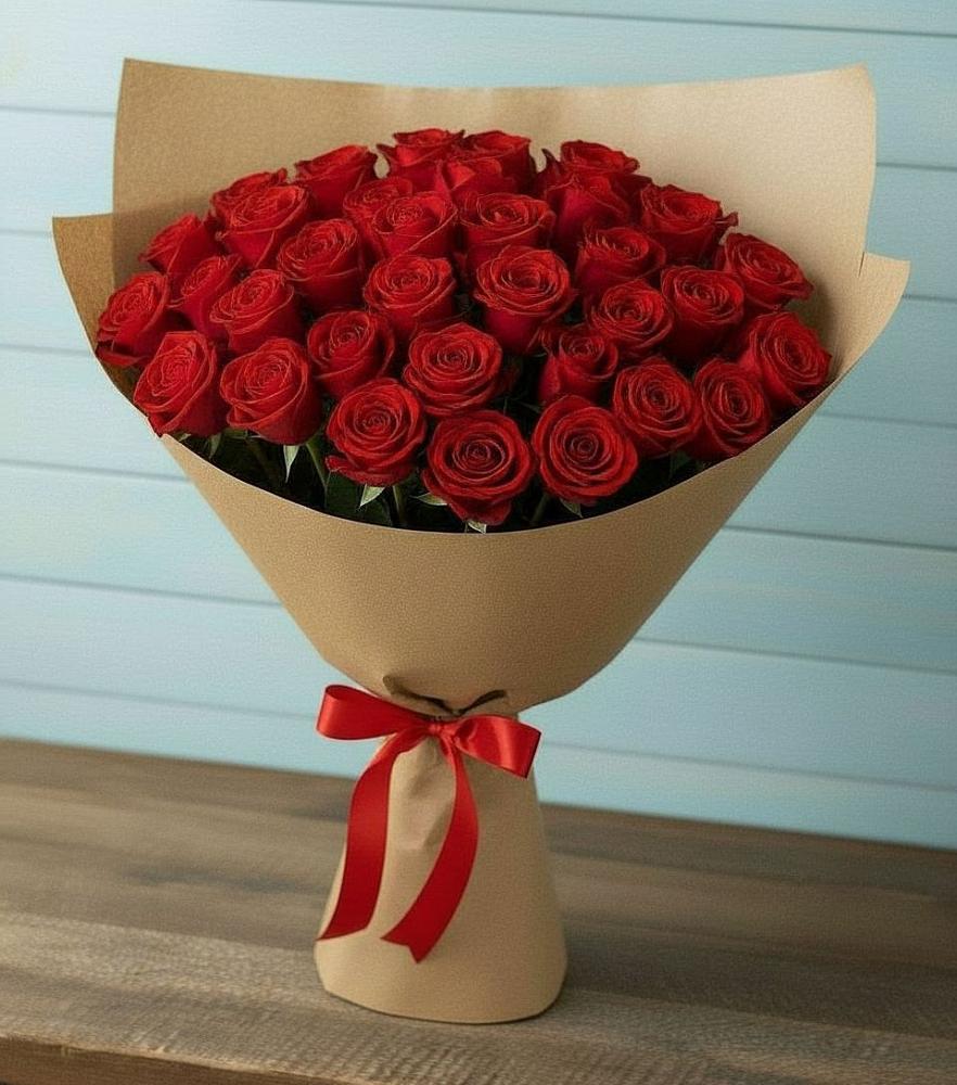 Букет Красные розы Милано в Инарках