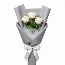 Букет 3 белые розы #REPLACE_PRED# Инарках