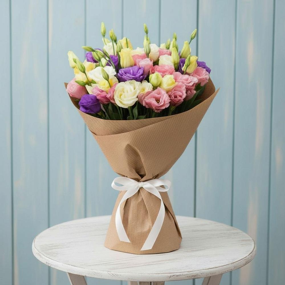 Букет цветов из: Лизиантусы в Инарках