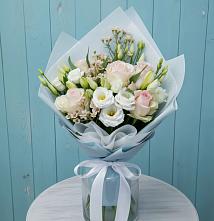 Букет цветов из:  Розы и Лизиантусы #REPLACE_PRED# Инарках