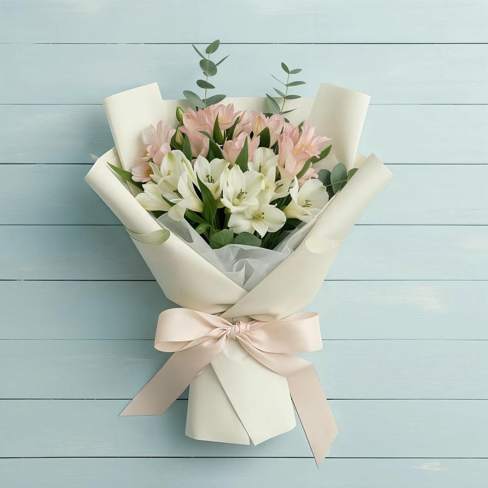 Букет цветов из: Альстромерии в Инарках