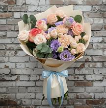 Букет цветов из:  Розы, Лизиантусы и Гвоздики #REPLACE_PRED# Инарках
