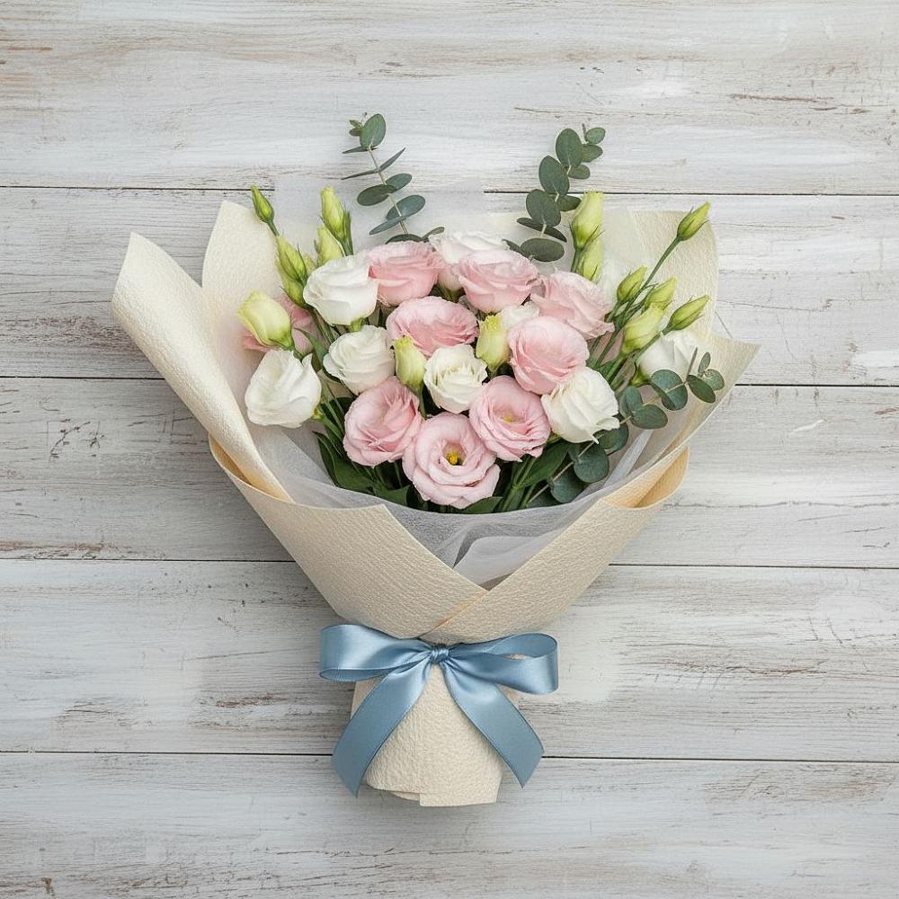 Букет цветов из: Лизиантусы в Инарках